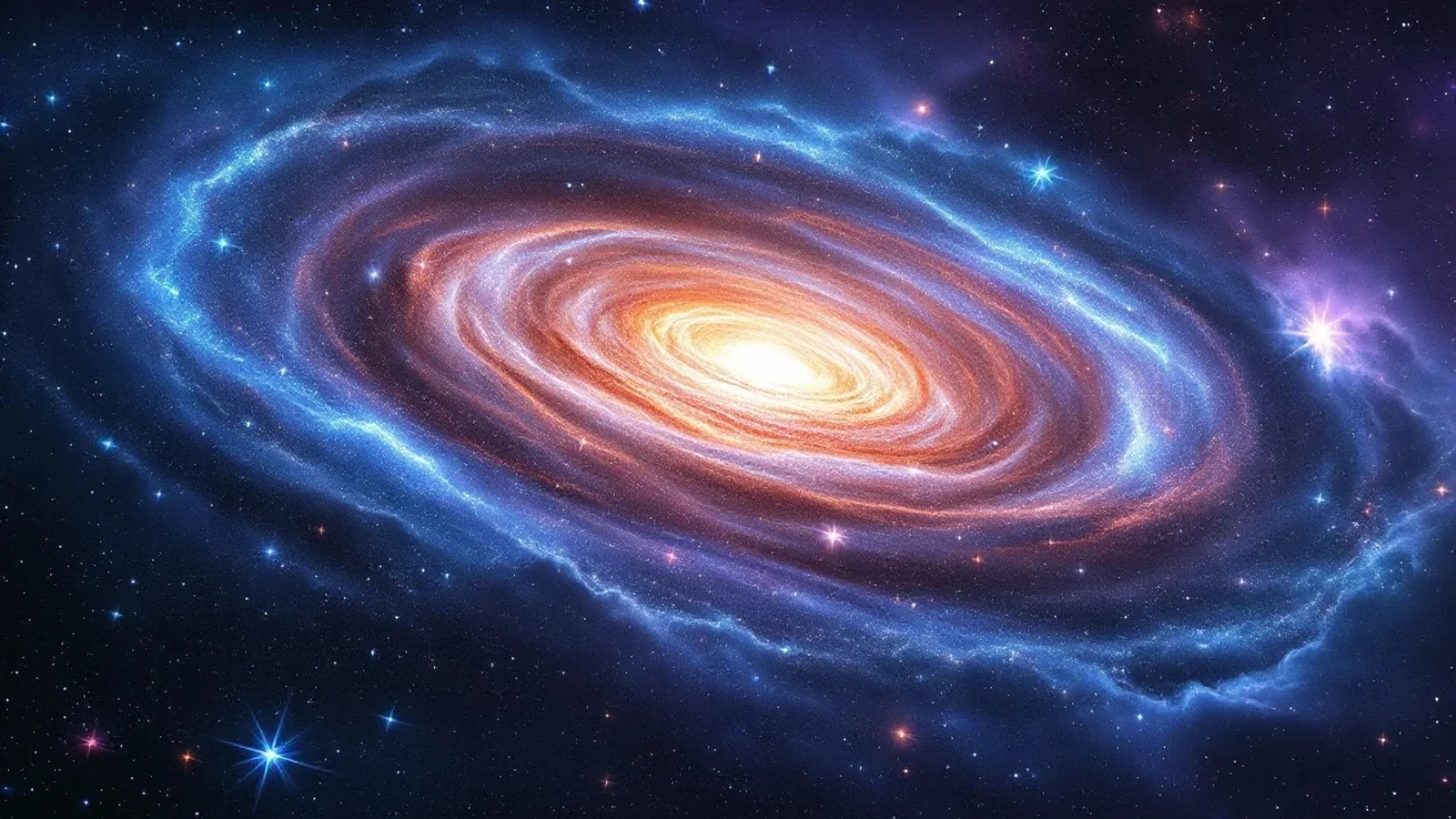 Escena de Sin Vida Inteligente en el Planeta Azul